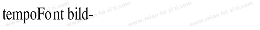 tempoFont bild字体转换